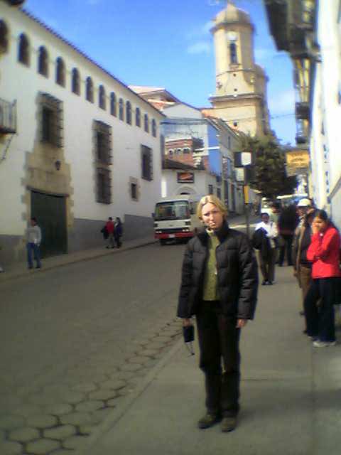 Voor de Casa de La Moneda.
